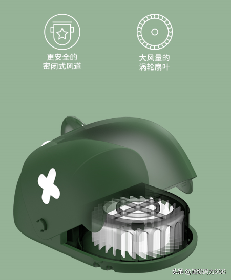 挂脖子上的"隐形空调"！吹出健康涡轮扇