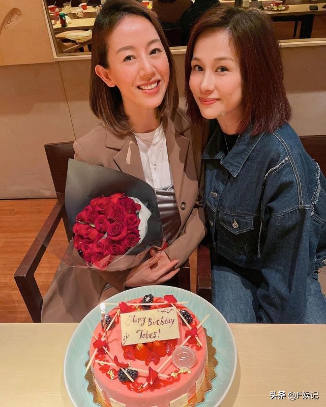 佘詩曼湯盈盈等TVB七魔女齊聚為梁靖琪慶生還有老公恩愛相陪