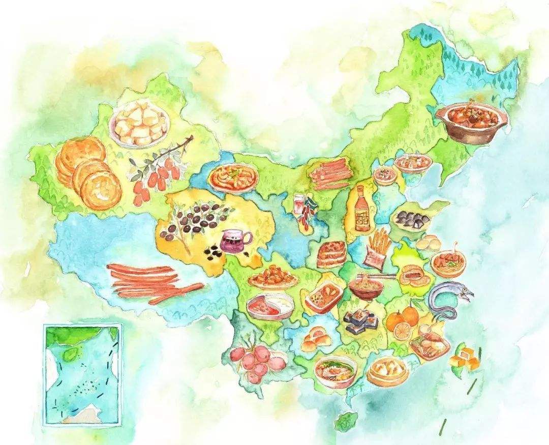 吃遍中国!中国美食地图,看这篇就够了~