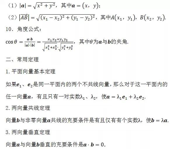 2021高中数学必背:最全高中数学公式总结