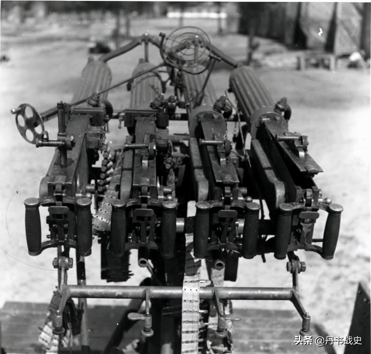 The roar of 4 watercooled machine guns, the Soviet ZPU M4 anti