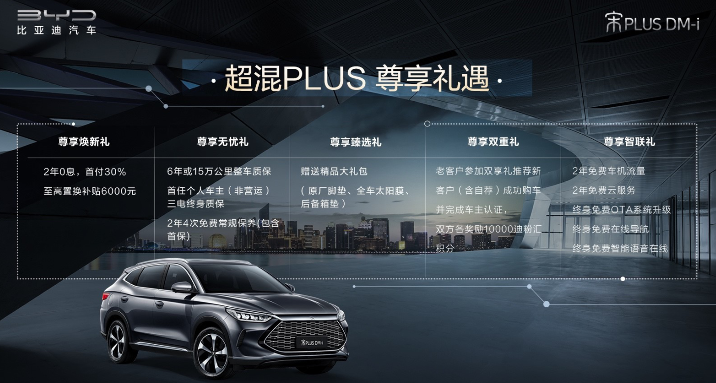 亏电油耗低至4.4L，宋PLUS DM-i配置首曝光