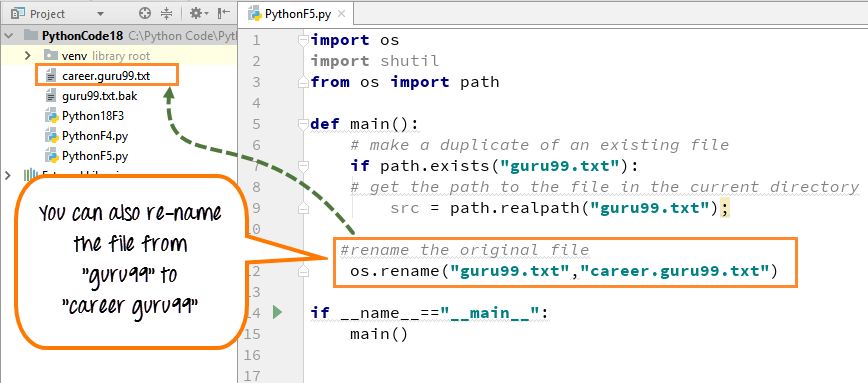 DAY5-step4 Python文件和目录重命名函数os.rename()