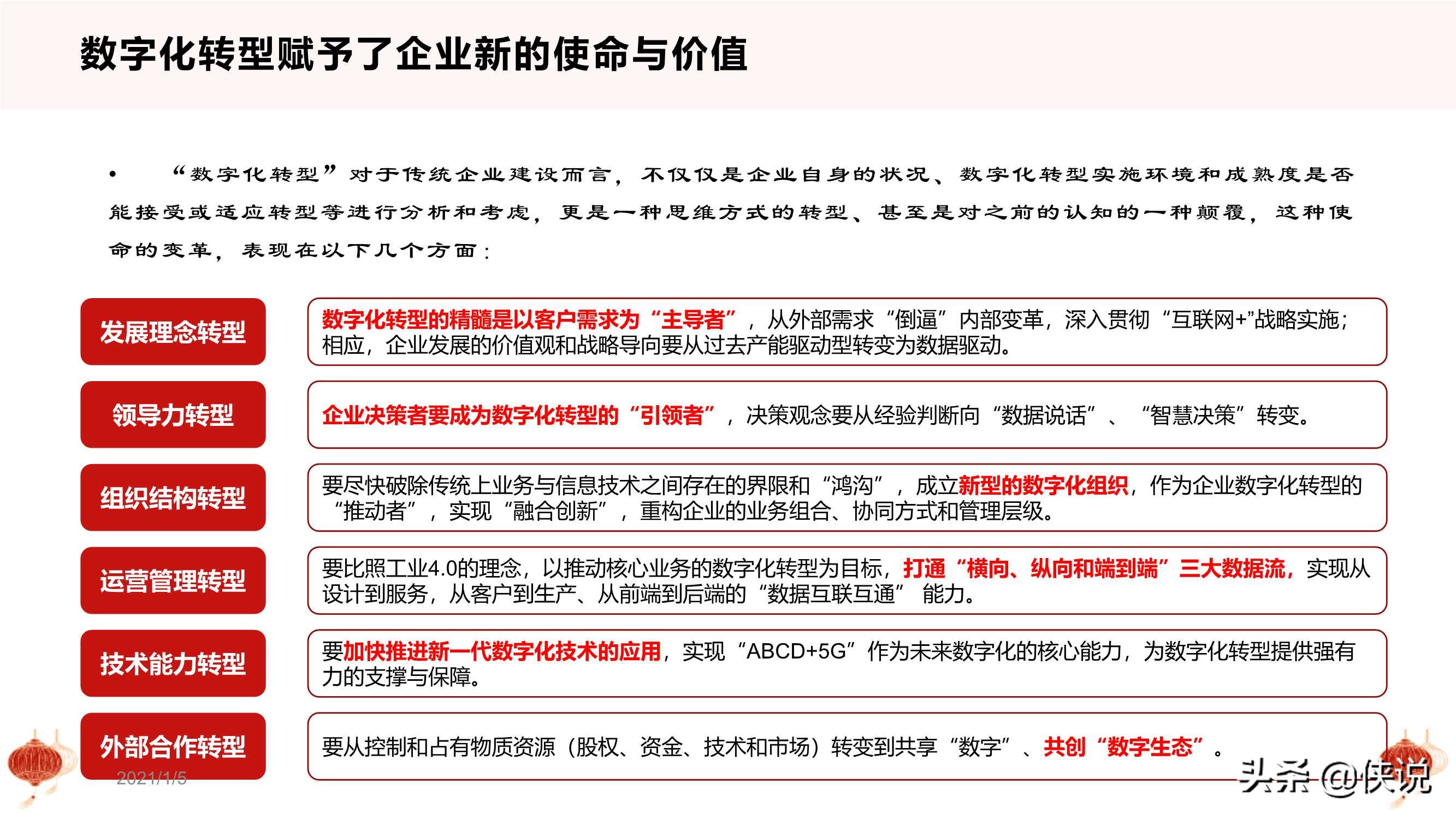 干货：从十四五规划看数字化转型（PPT版）