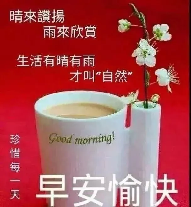 正能早上好祝福动态表情图片 最新版早晨好问候文案朋友圈图片