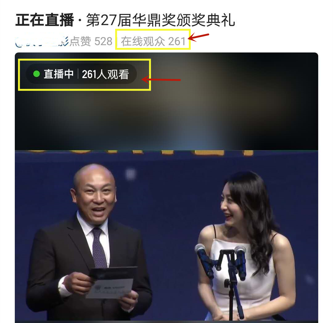 华鼎奖红毯暗淡：仅261人看直播，范冰冰服装显廉价温碧霞脸僵