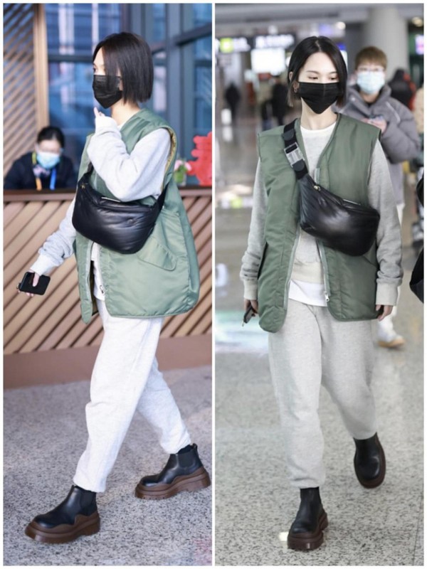 杨丞琳终于隔离结束，如愿见到李荣浩，身穿抹