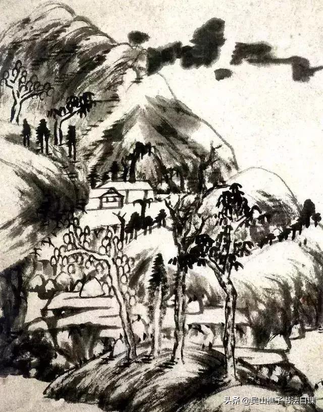 八大山人山水画