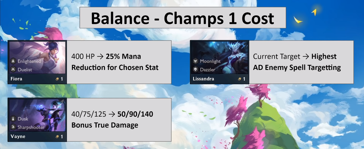 云顶之弈1022版本更新预告一览1022耀光使重做神射手削弱