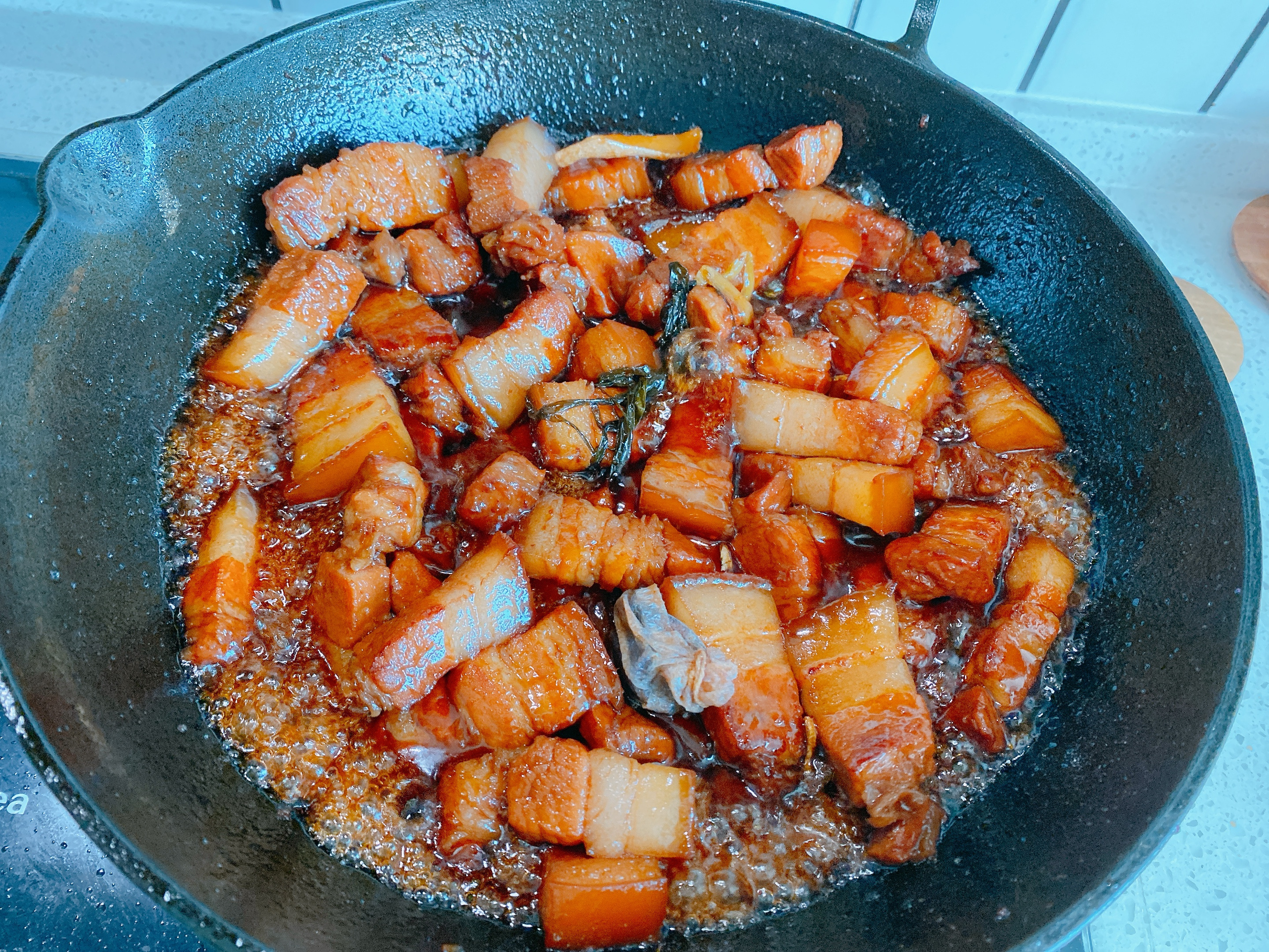 中秋宴客少不了的硬菜——红烧肉，几十年配方，色泽红润肥而不腻