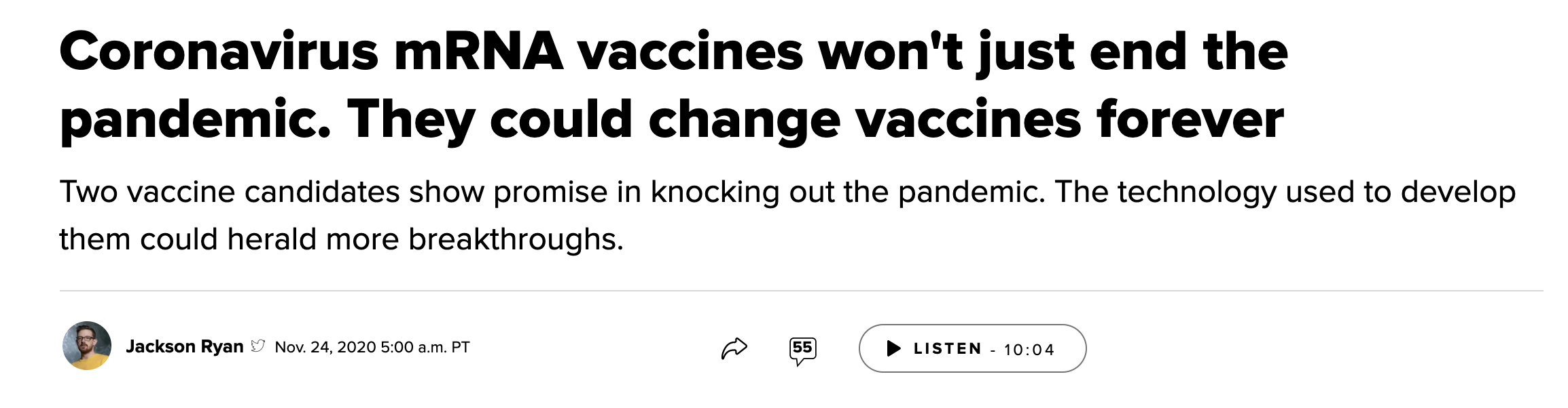 每年夺命1000万的癌症，将被这路新冠疫苗“顺手治愈”？