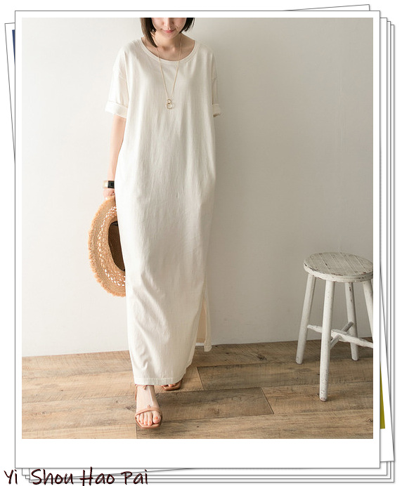白色连衣裙的15种日系搭配参考，适合30多岁的女人