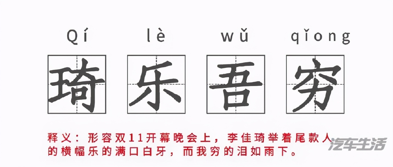 别人双十一买衣服，我就不一样，我买车