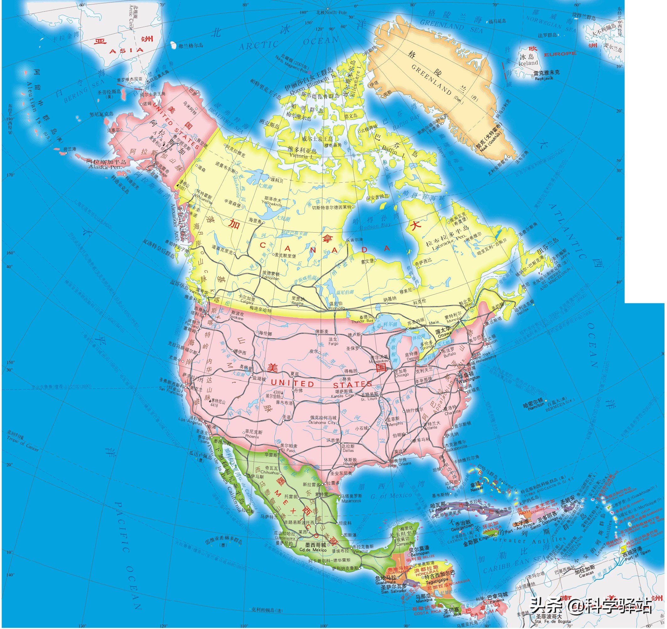 世界唯二超级大国，美国和中国的地理条件谁更