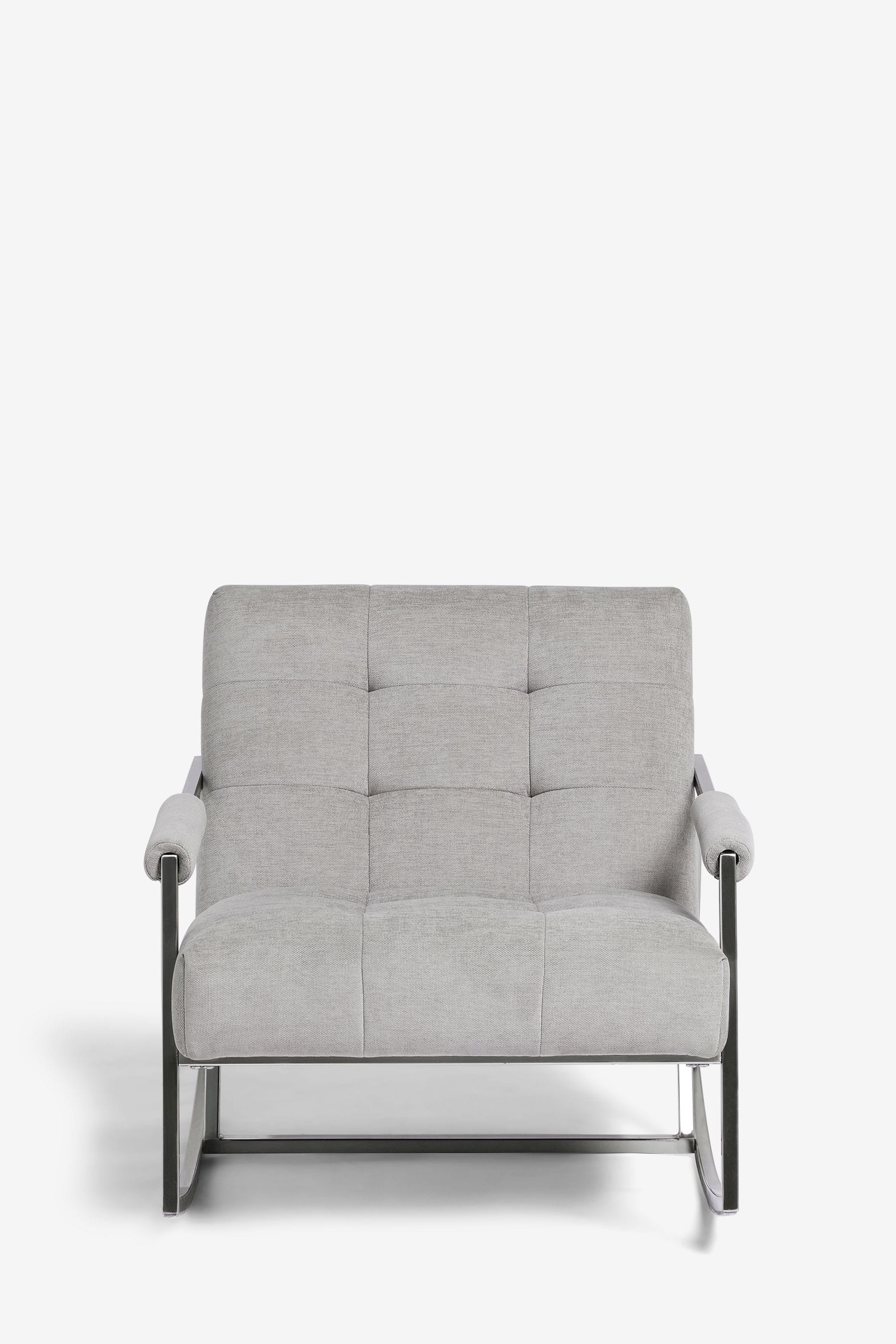 Brushed gold luxury lounge chair rocking chair lazy chair - iNEWS