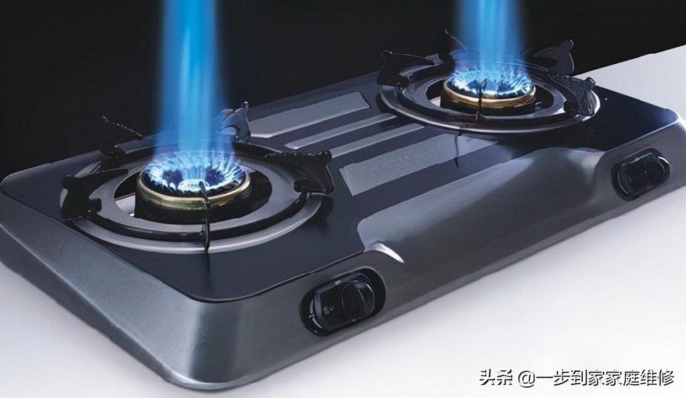 What should I do if the gas stove smells great when it is turned on