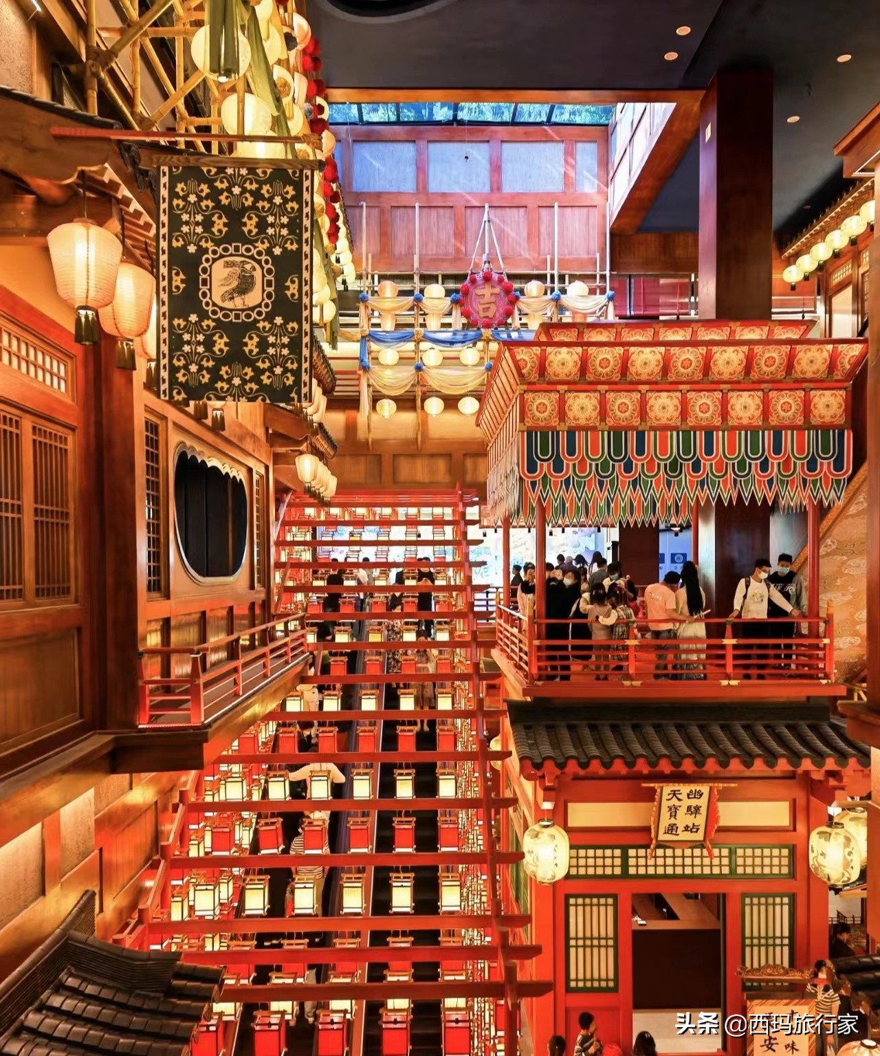 Tang Style Interior Immersive Tang-style street life, let's be a real Tang Dynasty person ...