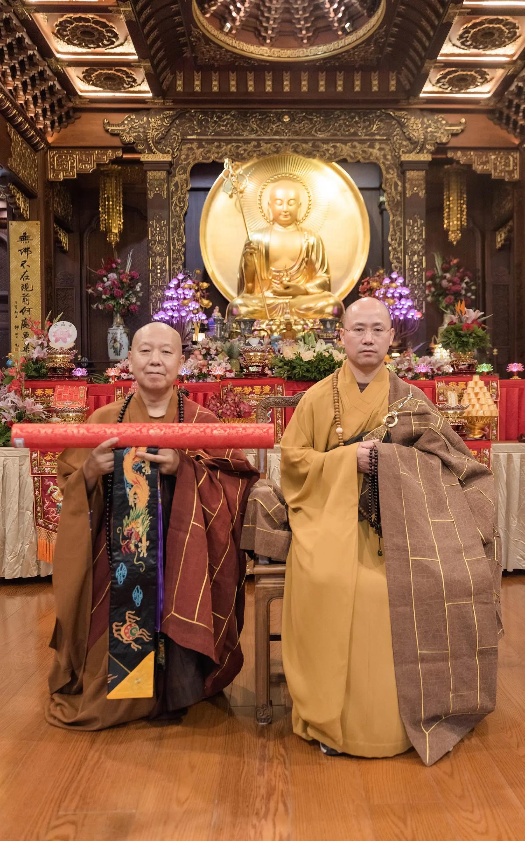 Inherited from Shangwu and the lower end of the great monk Caodong's ...