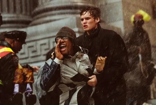 The movie "The Day After Tomorrow", an epic disaster movie, the impact ...