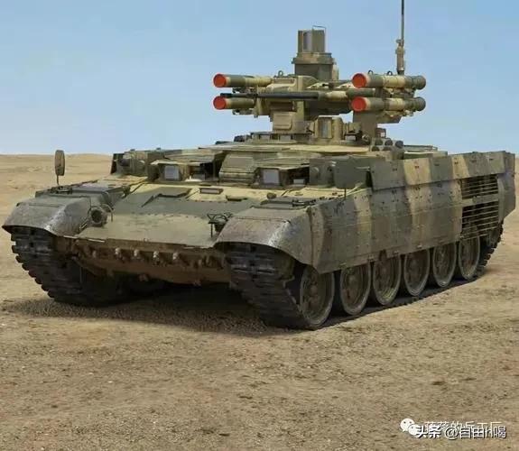 Russian street fighting weapon bmp t terminator fire support vehicle ...