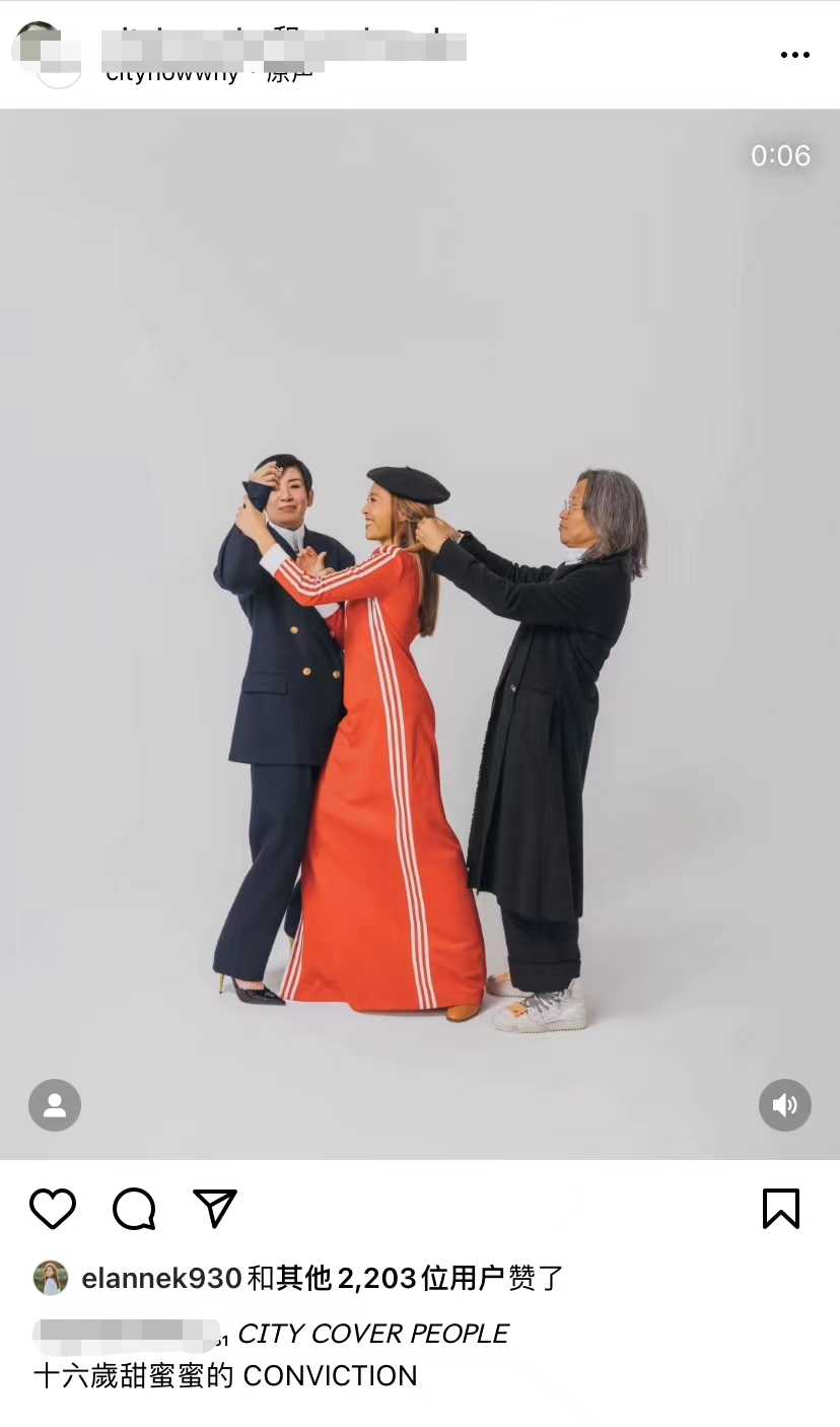Wu Junru rarely posts family photos!The 16-year-old daughter is dark ...