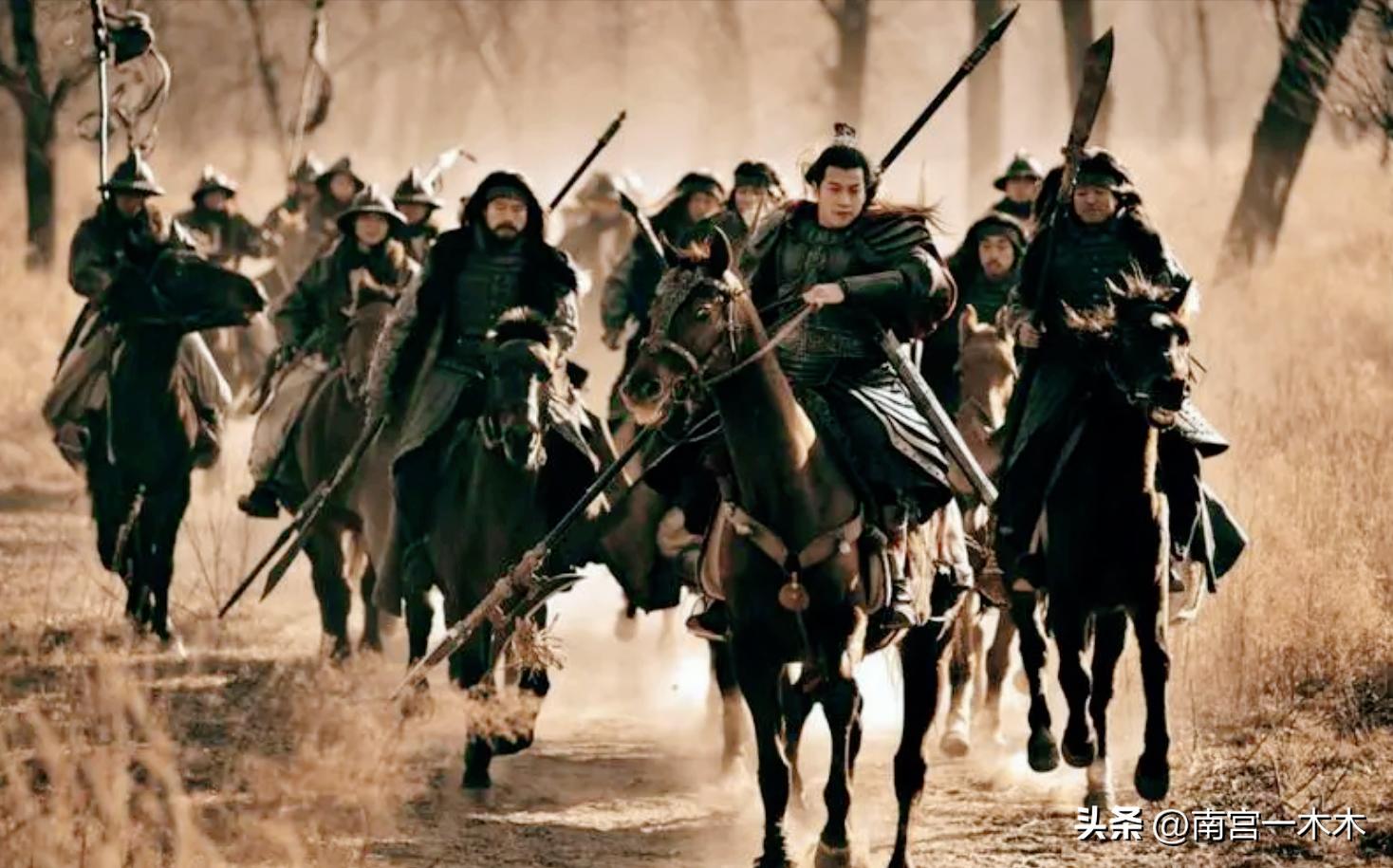 An arrow shot over Zhang Liao, Gongsun Zan fled, but was hacked to