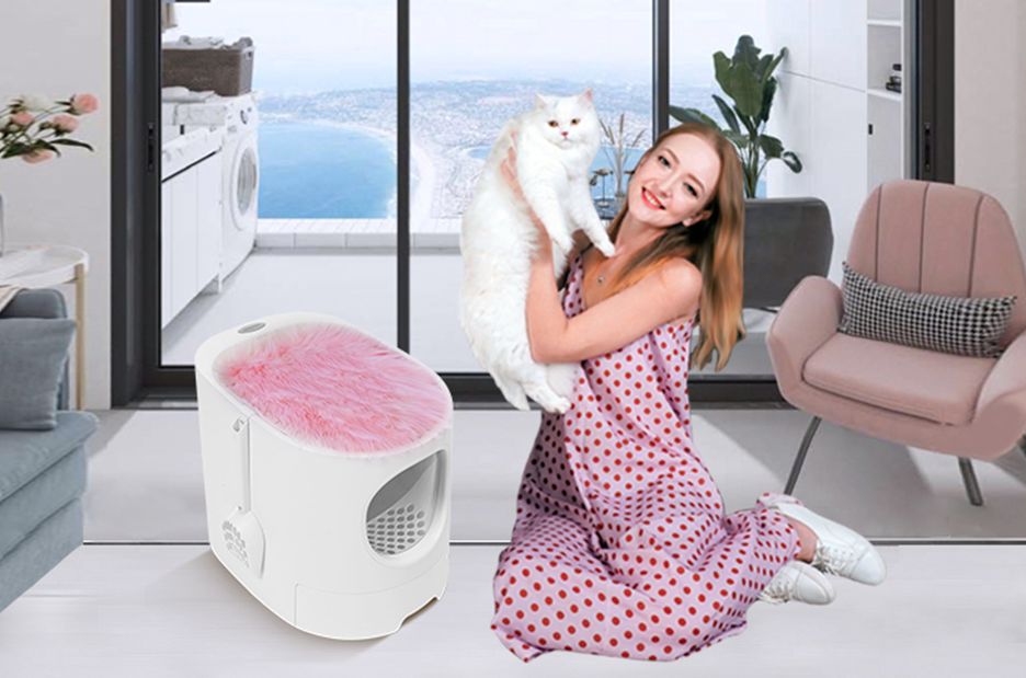 Lazy people like to choose peppos space capsule cat litter box iMedia