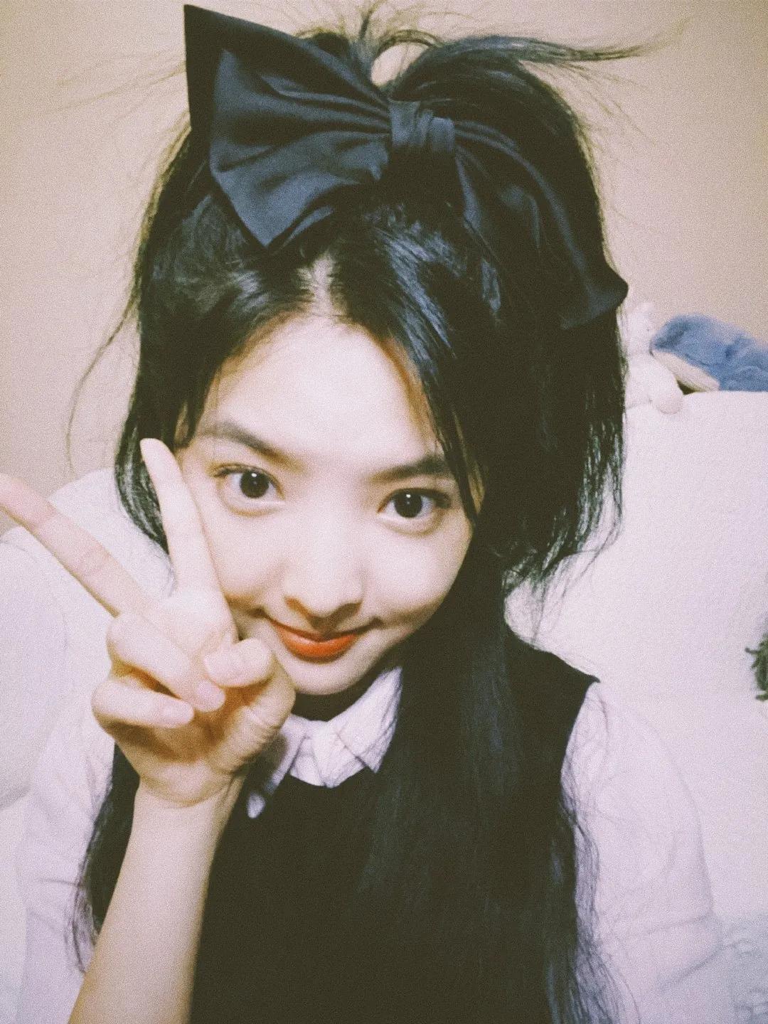 Zhang Ruonan A girl with a "first love face" full of vitality, the