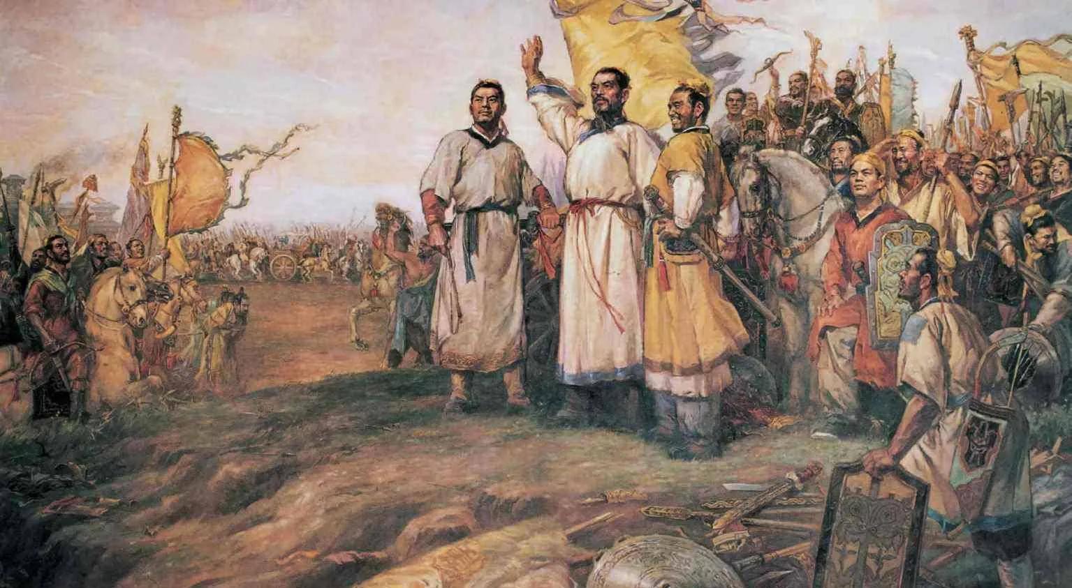 The beginning of the troubled times of the Three Kingdoms—the Yellow ...