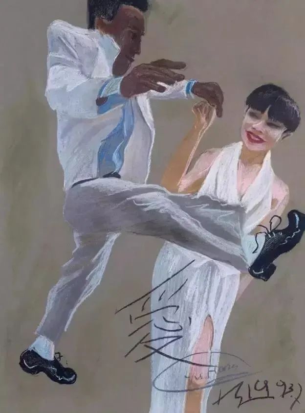 The lunatic in the art world uses his 17-year-old daughter as a 