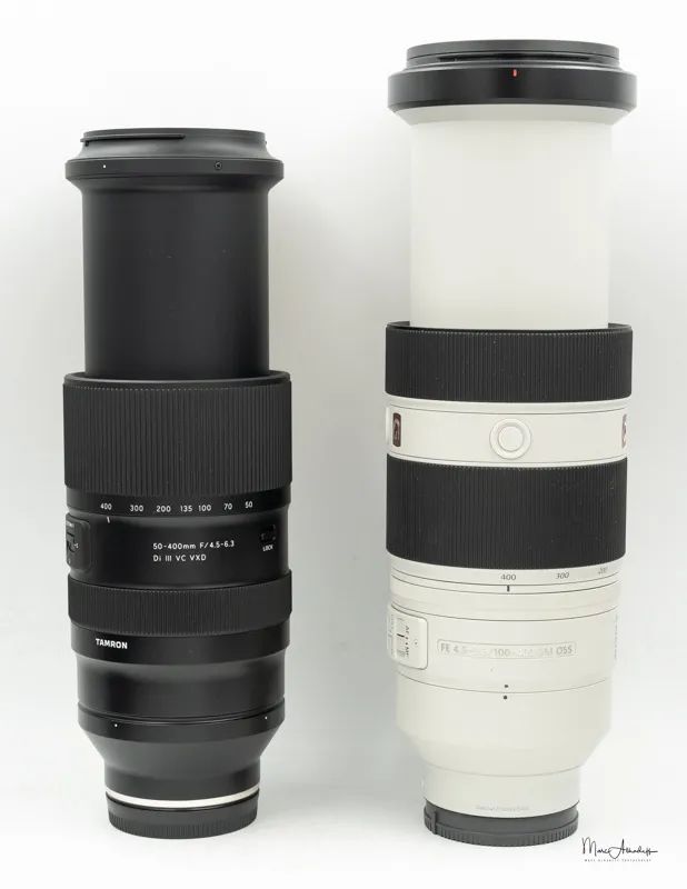 Tamron 50400mm review compared to Sony/Sigma 100400 iNEWS