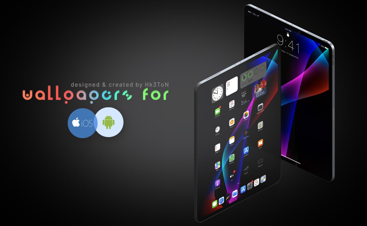 Lowkey and highend black wallpaper with colorful light iNEWS