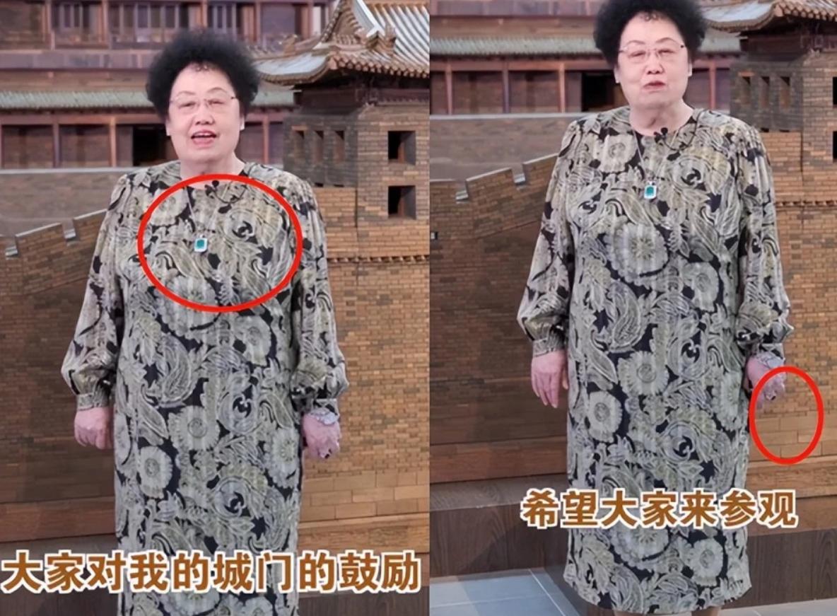 81-year-old Chen Lihua appeared wearing emeralds, with a net worth of