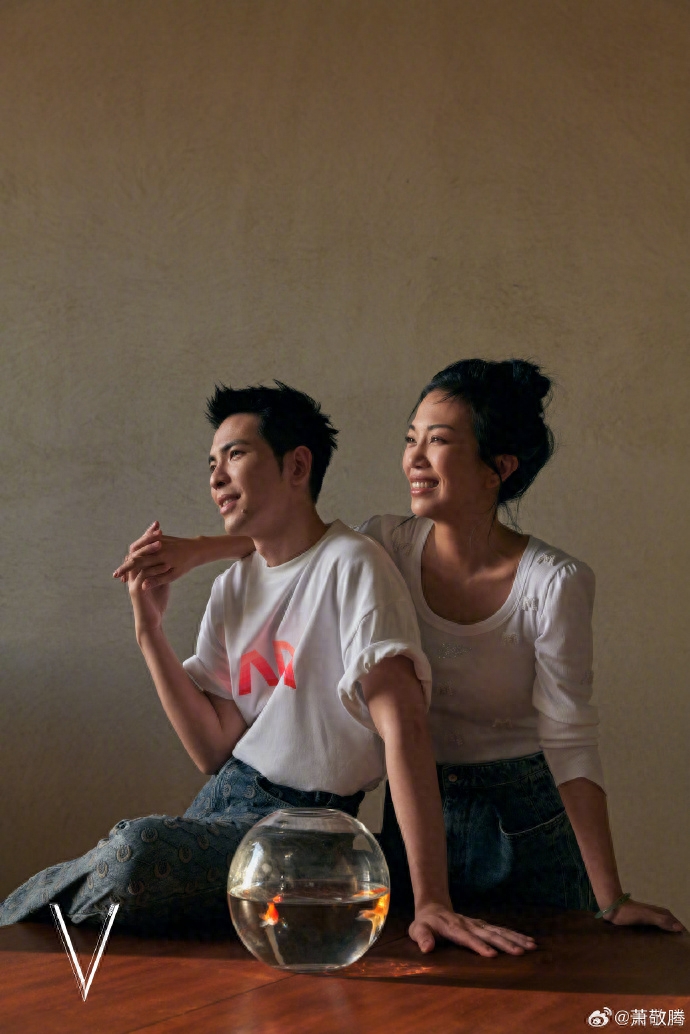 Envy the rain god! Jam Hsiao, Lin Youhui and his wife reunited on