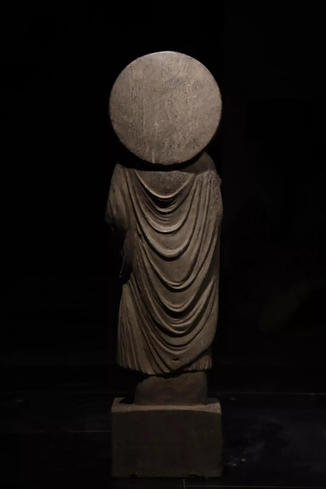 Gandhara Buddha bluestone statue - iMedia