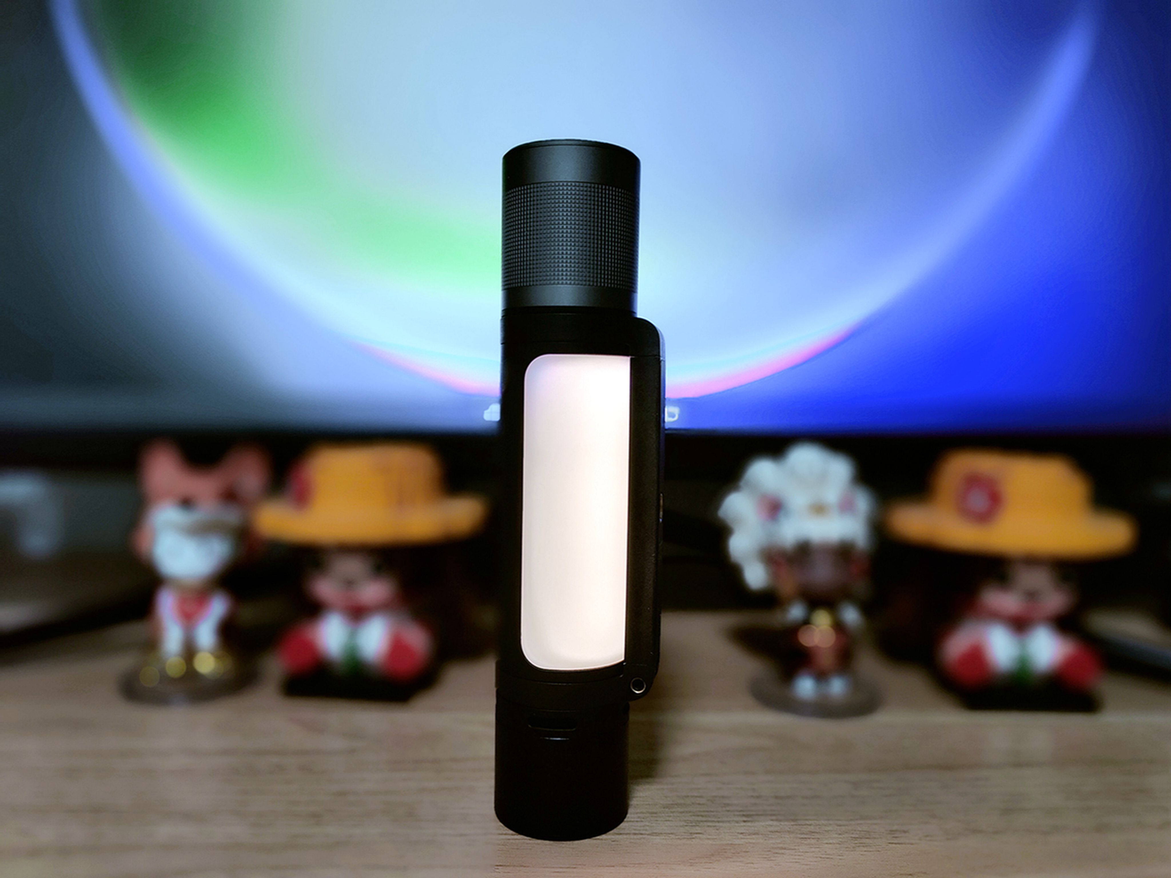 Ceiling-level flashlight, two-in-one lighting and music, Natuo outdoor ...