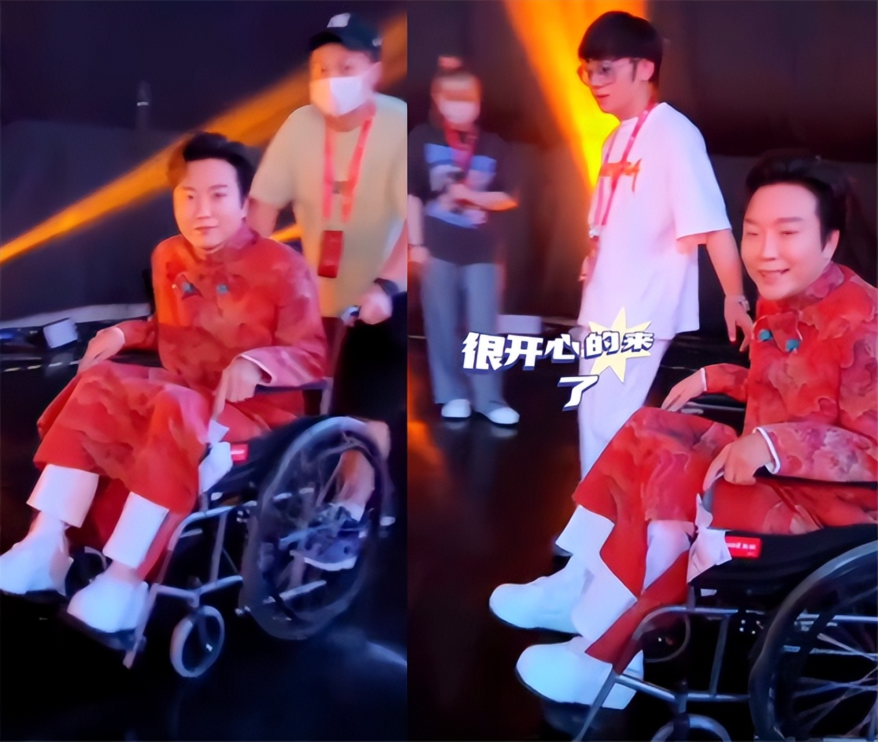 44-year-old Li Yugang was in a wheelchair on the show. He couldn't walk ...