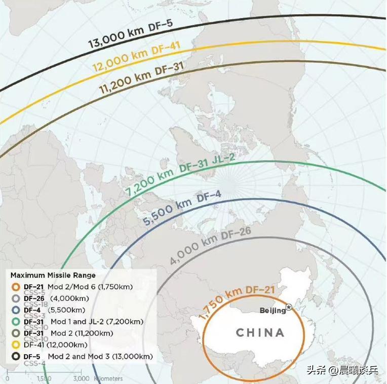 Pentagon: Dongfeng 41 can only carry 3 nuclear warheads, with a range ...
