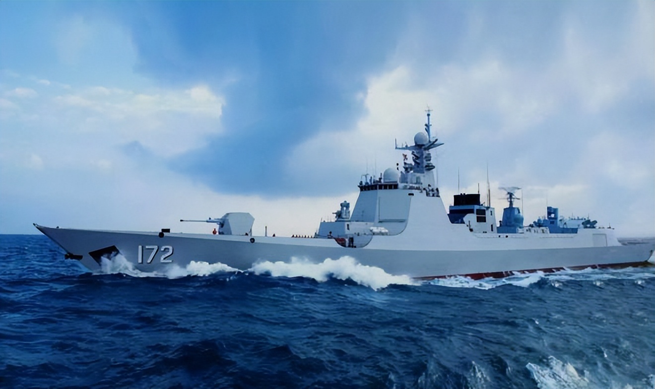 The 054B frigate is launched in a low-key manner, the integrated mast ...