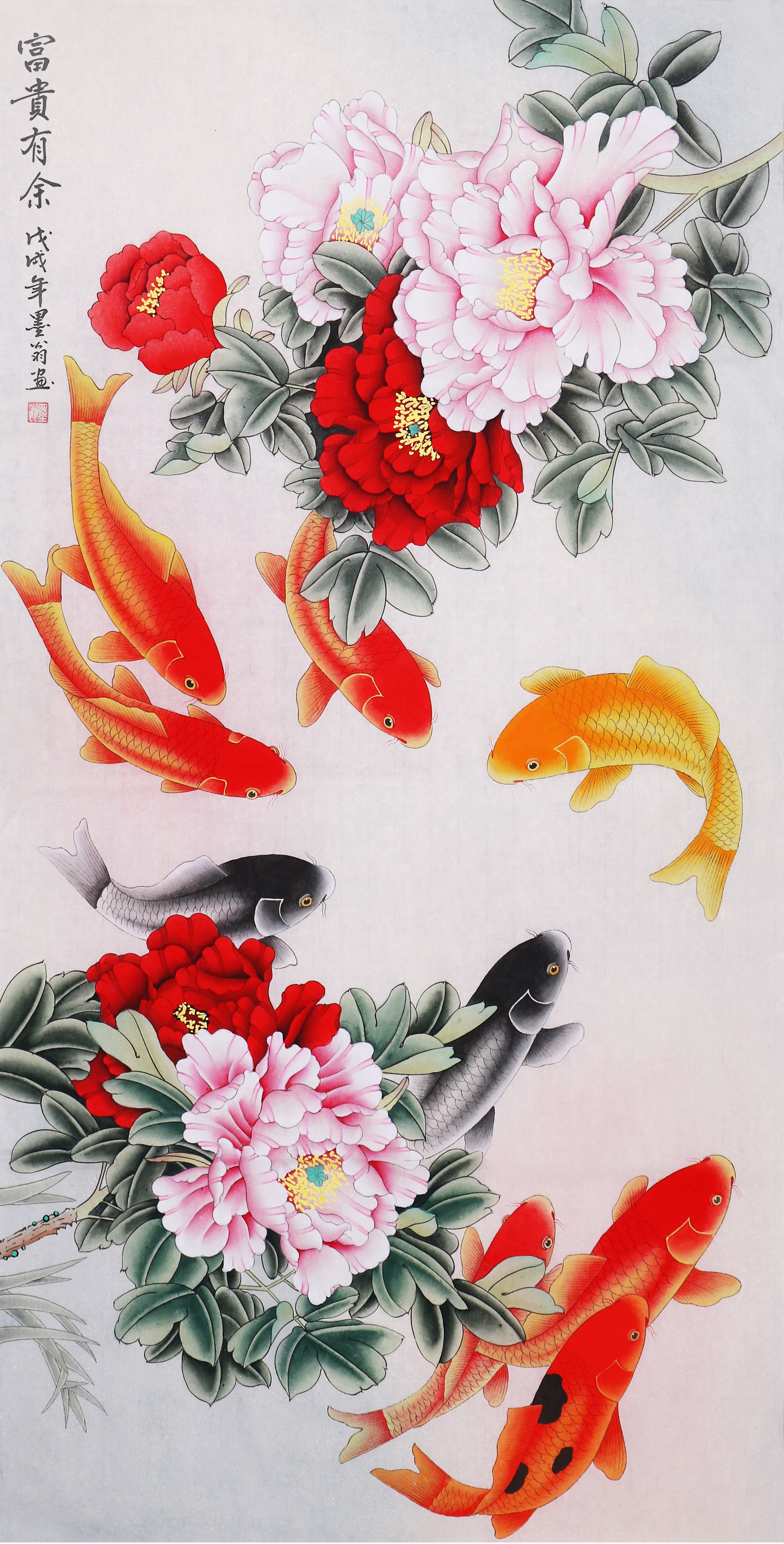 Top ten feng shui paintings in the entrance, you will be "prosperous