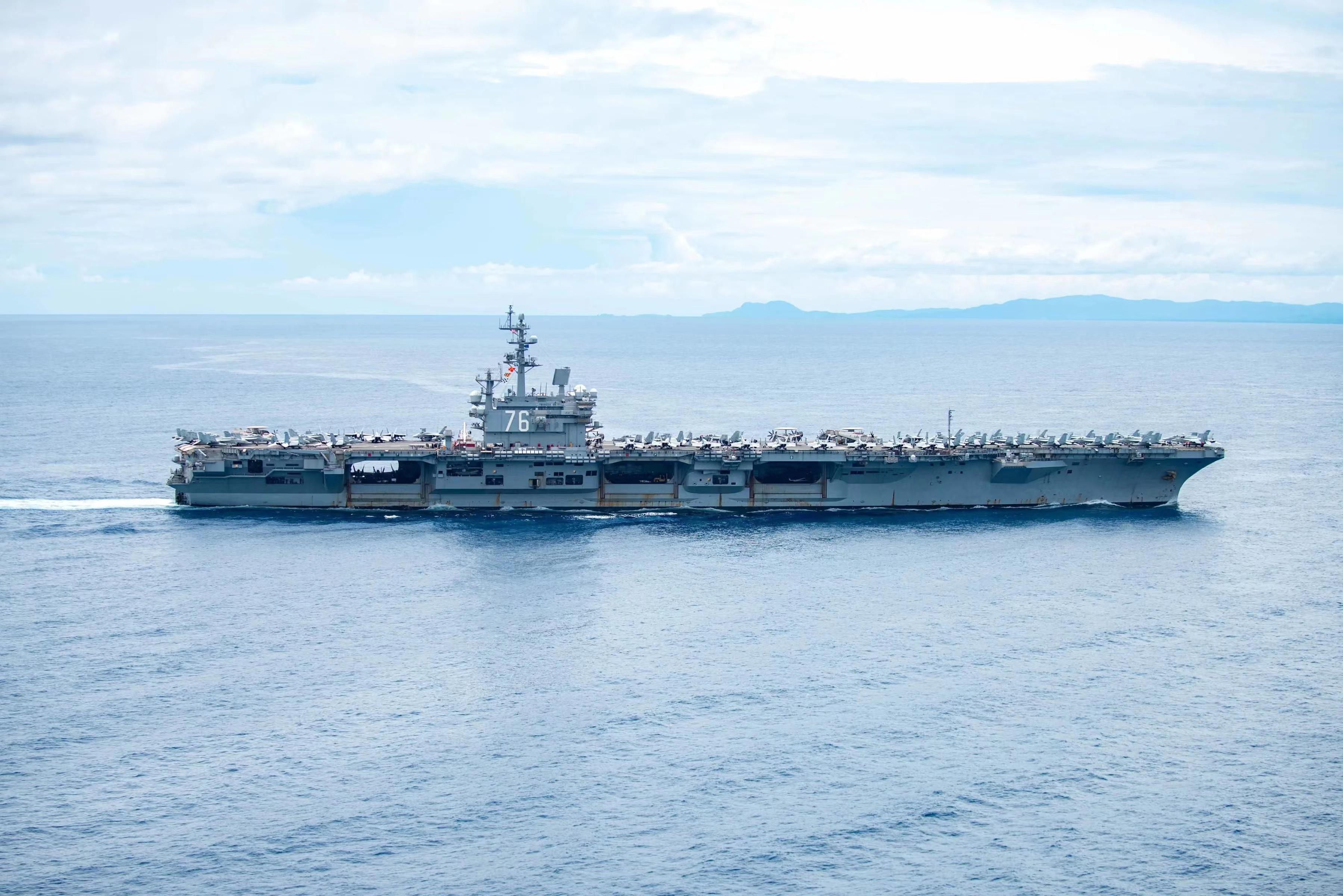 The U.S. aircraft carrier arrived in eastern Taiwan. Looking closely at