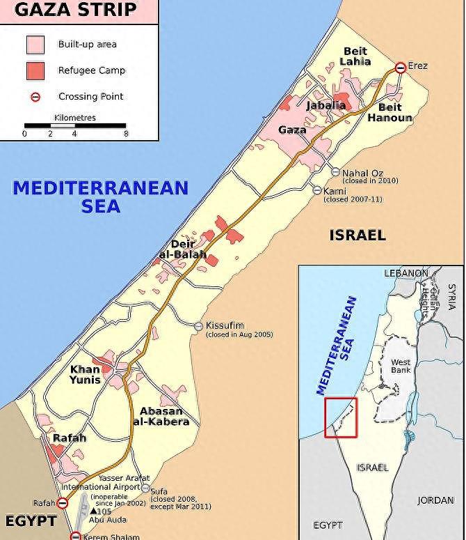 Gaza Strip blockaded by Israel: water and electricity depend on charity