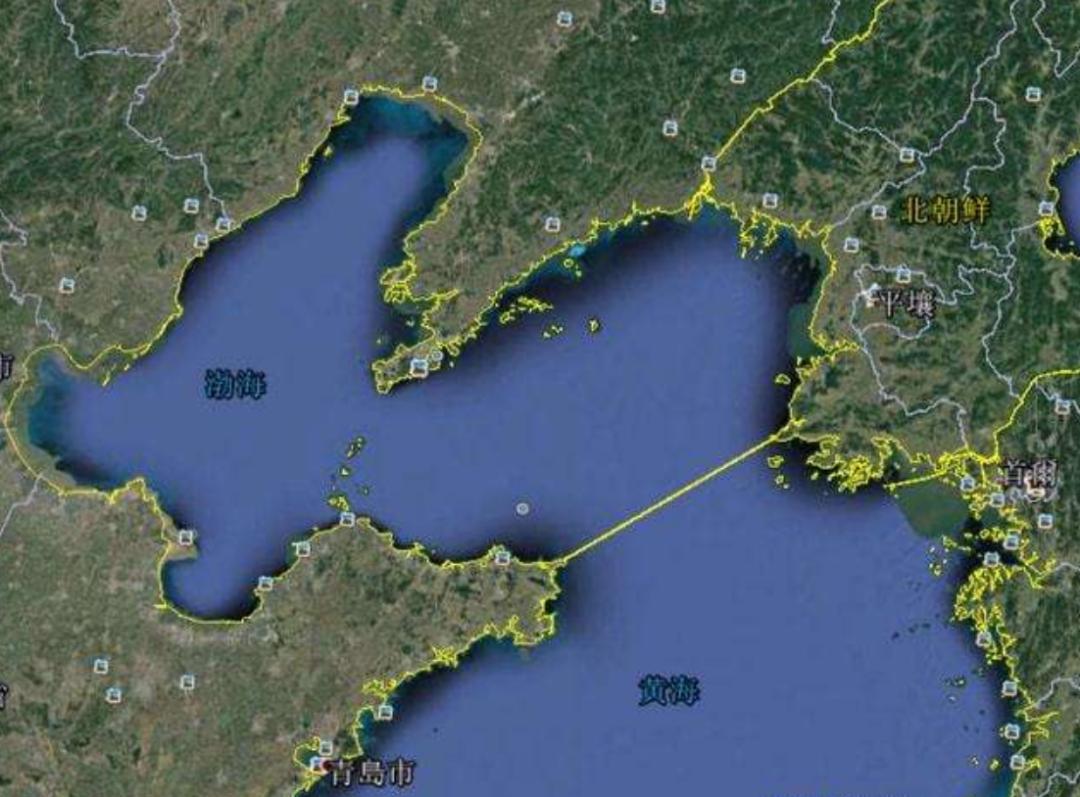 It's all sea water, why are the Yellow Sea and the Bohai Sea "clearly