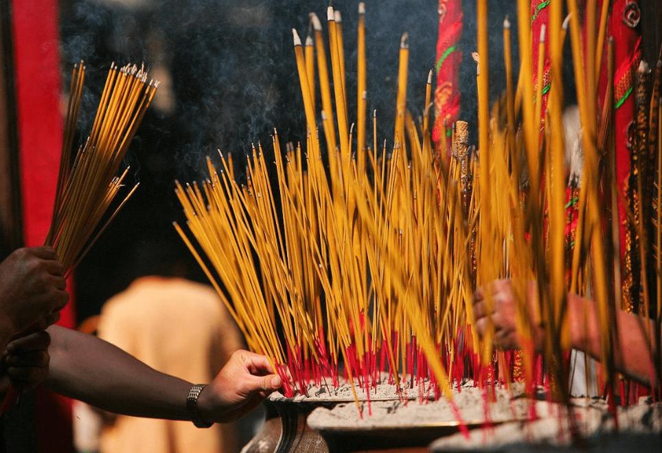 Why must there be three incense sticks? What does each represent? We
