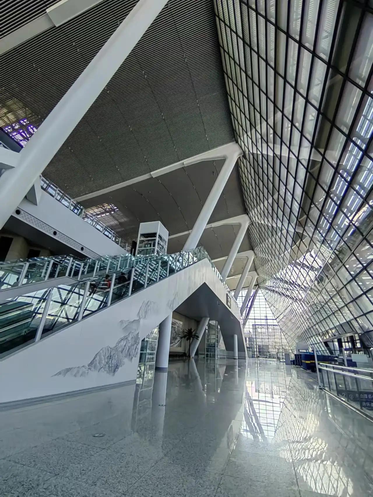 The deepest highspeed rail station in the world Badaling Great Wall
