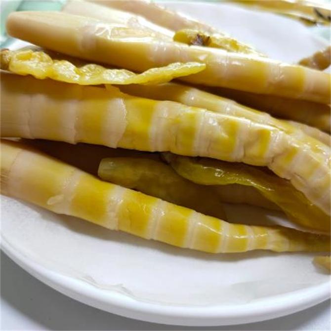 Teach you how to make pickled bamboo shoots, hot and sour appetizer