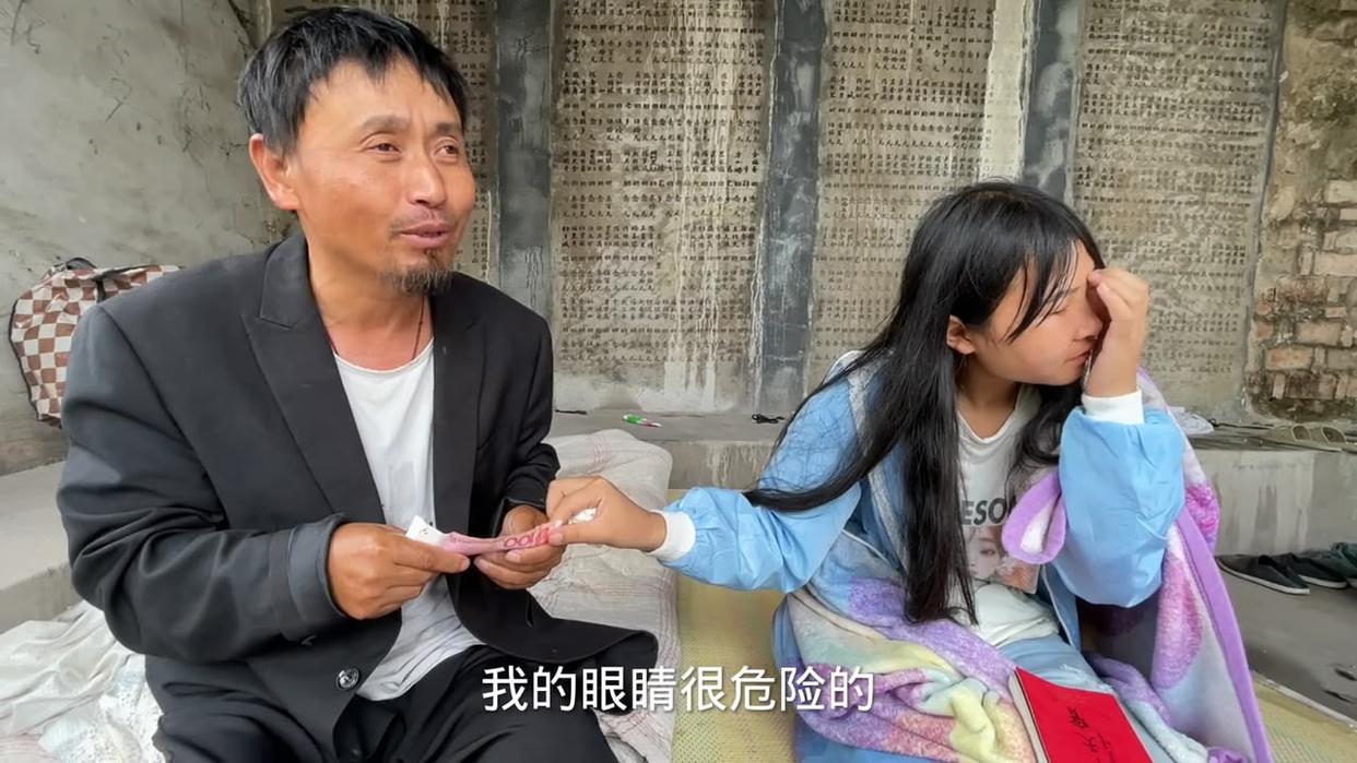 The homeless girl lives in an abandoned house with her uncle, just ...