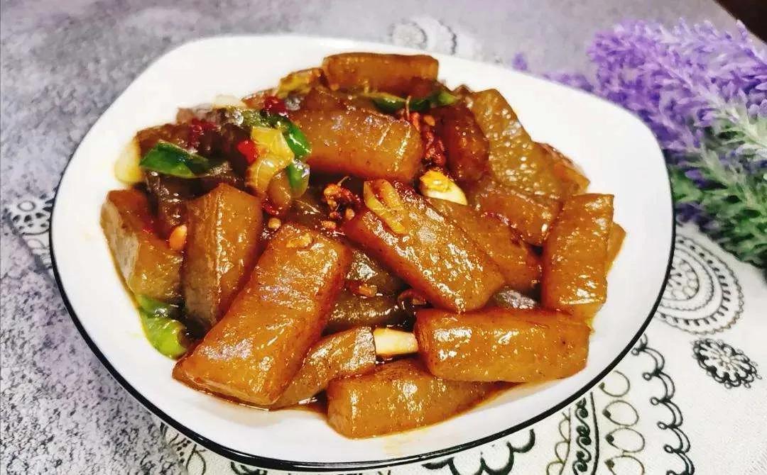 Teach you homemade delicious spicy fried konjac, which is so delicious