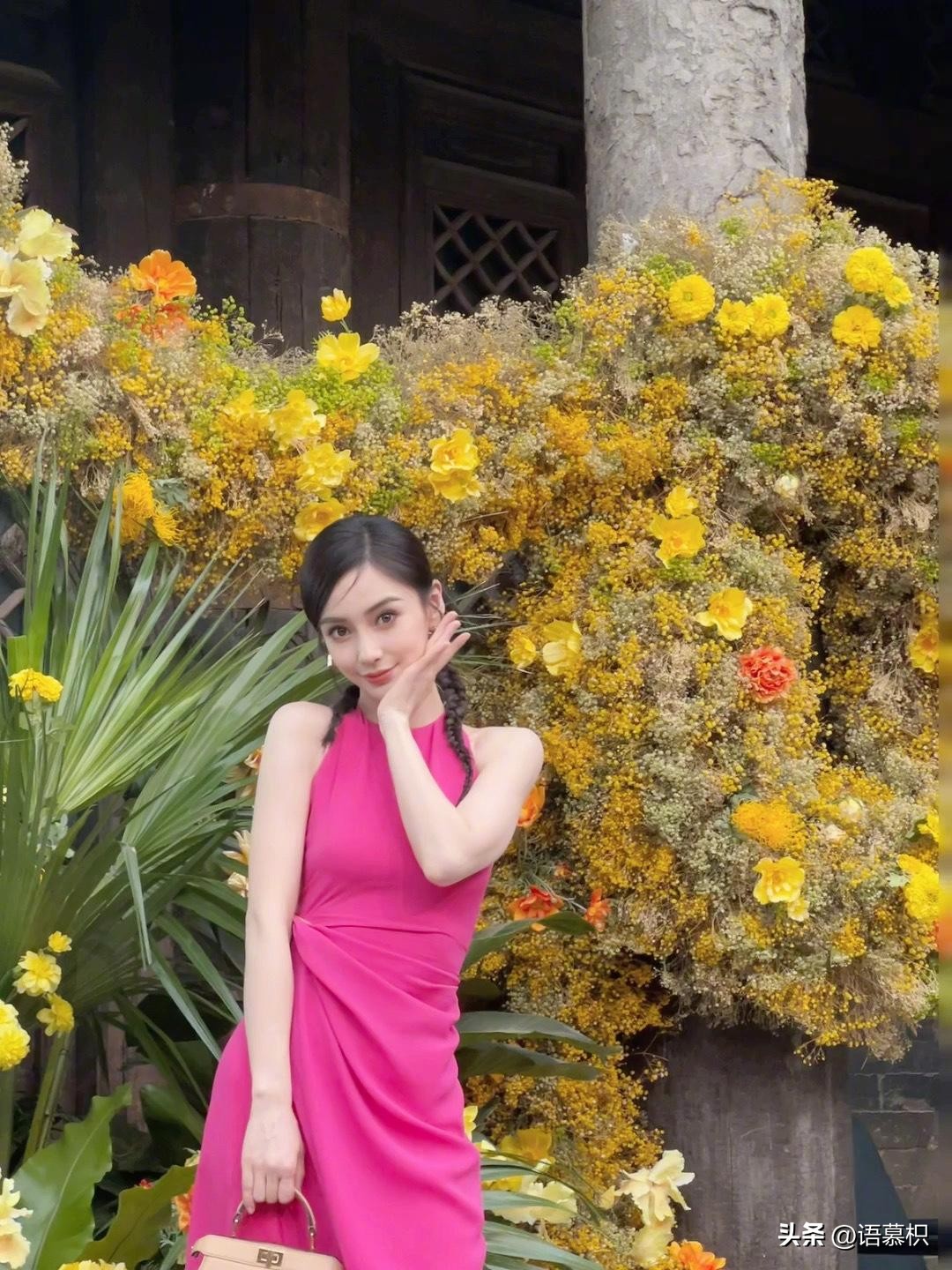 Angelababy advertising zero retouch exposure! Unedited pictures of Yang