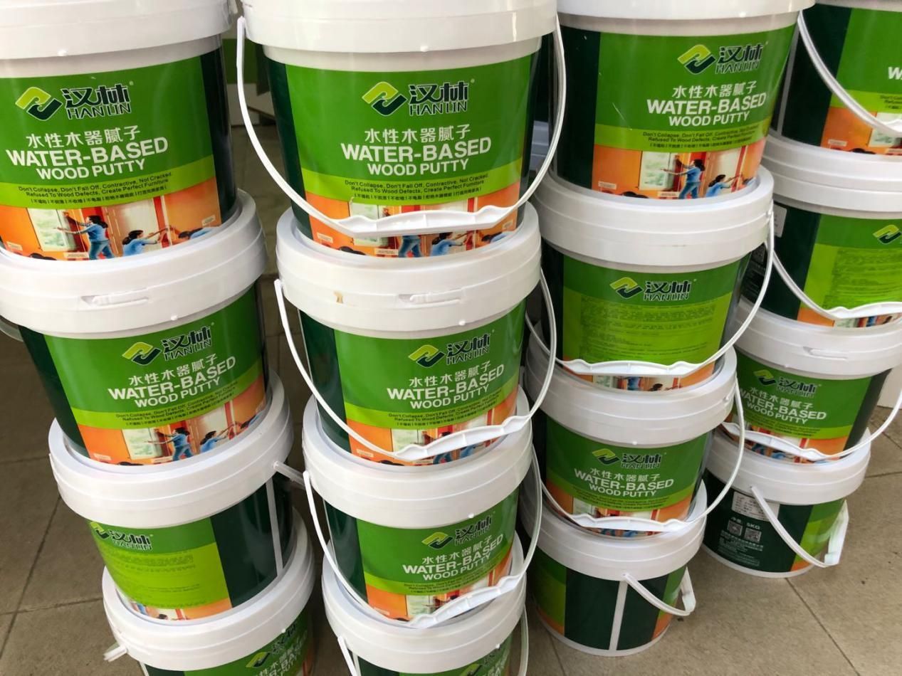Hanlin waterbased putty, highperformance filler for wood defect